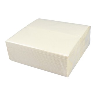 Tissue-Servietten 40x40cm 3-lagig 1/8 Kopffalz champagner