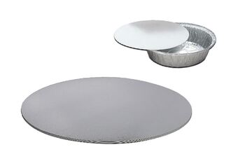 Kartondeckel alukaschiert Ø226mm für Aluminium-Behälter C803L 