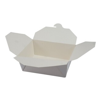 Bio-Foodcase #8 oben: 172x133mm - Boden: 153x120x65mm ca. 1300ml Karton weiß