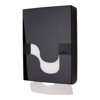 Falthandtuch-Spender celtex HT2 (400-800 Blatt) Kunststoff schwarz