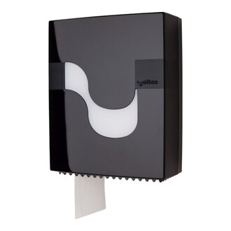 Toilettenpapier-Spender celtex für Mini Jumborollen Kunststoff schwarz