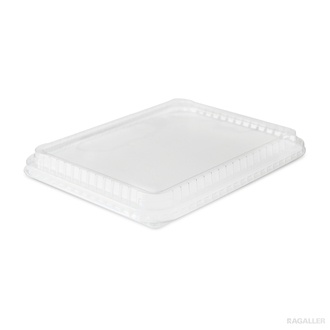 Deckel PP transparent 235x185x16mm für PP Menüschalen 