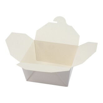 Bio-Foodcase #1 oben: 120x105mm - Boden: 103x89x63mm ca. 750ml weiß