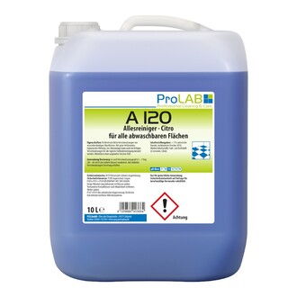 Allesreiniger A-120 Citro mit Fettlösekraft 10 Liter Kanister