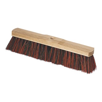 Straßenbesen Holz 40cm breit 5-reihig Arenga-Elaston-Mischung