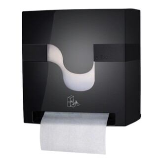 Handtuch-Rollen-Spender celtex Sensor Kunststoff schwarz