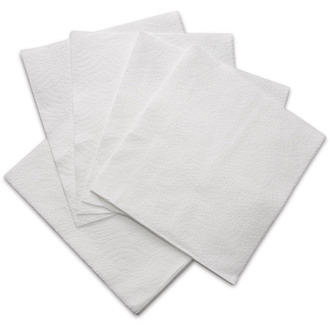 Tissue-Servietten 33x33cm 1-lagig 1/4 Falz Gourmet Premium weiß