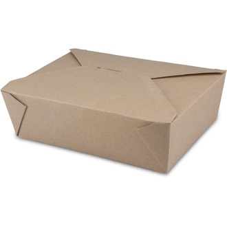 Bio-Foodcase #3 oben:215x157mm - Boden: 196x139x64mm ca.2000ml Karton braun