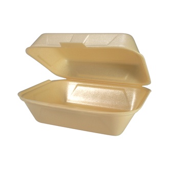 Snack-Box IP9 XPS 18/13x13/8,5x7cm unlaminiert beige