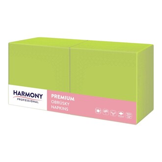 Tissue-Servietten 40x40cm 3-lagig 1/4 Falz limone