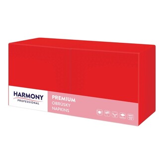 Tissue-Servietten 40x40cm 3-lagig 1/4 Falz rot