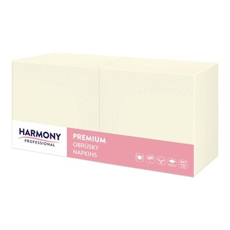 Tissue-Servietten 40x40cm 3-lagig 1/4 Falz champagner