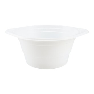 Suppenterrinen PP 750ml rund Ø150mm Höhe 78mm mit Ohren weiß Mehrweg