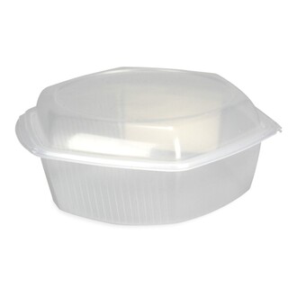 Haushaltsboxen mit anhängendem Deckel PP 2000ml 249x231x98mm sechseckig transparent
