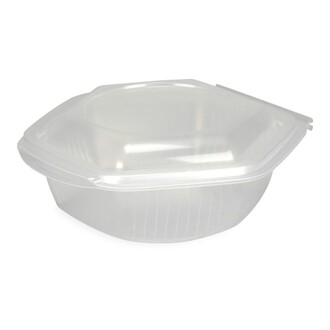 Haushaltsboxen mit anhängendem Deckel PP 250ml 126x128x36mm sechseckig transparent