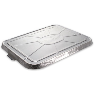 Aluminium-Deckel für Menüschalen mit Prägung "Guten Appetit" CR100G Hand Save