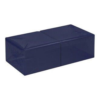 Tissue-Servietten dunkelblau 33x33cm 1/4 Falz 2-lagig P/P Soft Premium