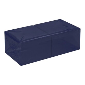 Tissue-Servietten dunkelblau 38x38cm 1/4 Falz 2-lagig P/P Soft Premium