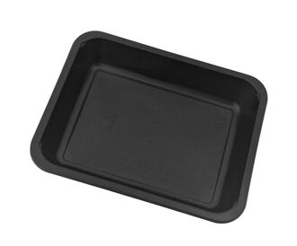 PP-Menüschalen ungeteilt 227x178x32mm siegelfähig schwarz