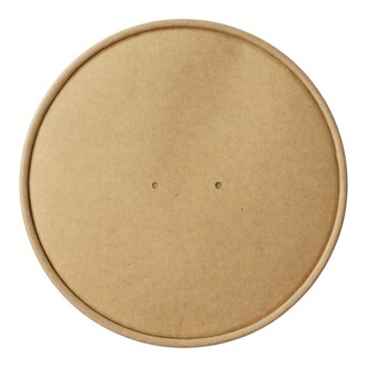 Deckel für Salatschalen Ø185mm Karton braun