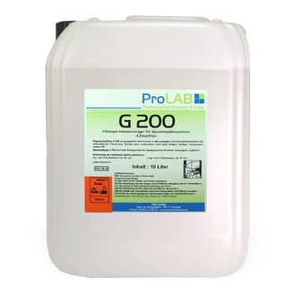 Intensivreiniger G-200 chlorfrei für Gläserspülermaschinen 10 Liter Kanister - UN-1814/8/II/3H2
