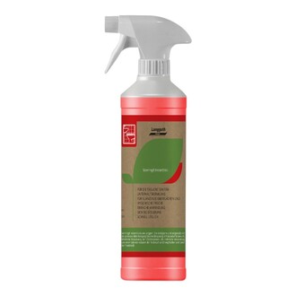 Sprühflasche inklusive Pistolenaufsatz und Etikett 500ml für Sanitärreiniger EC10 rot