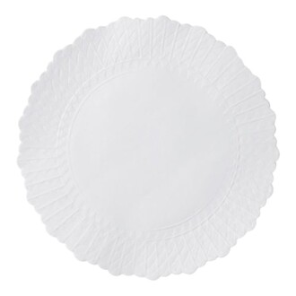 Plattenpapier rund Ø21cm weiß