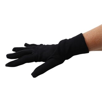 Baumwollhandschuhe XL 28cm schwarz
