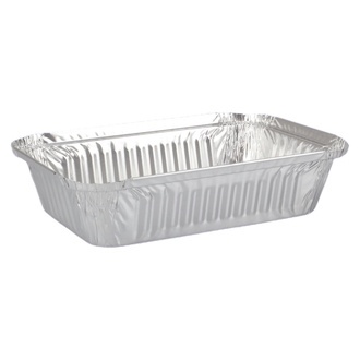 Aluminium-Behälter 928ml eckig 212x147x40mm - R1L
