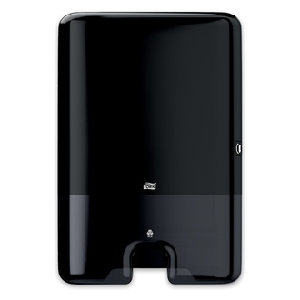 Falthandtuch-Spender Tork H2 Elevation Maxi (1000 Blatt) schwarz - T552008