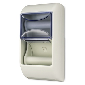 Toilettenpapier-Spender racon classic top weiß für 2 Kleinrollen