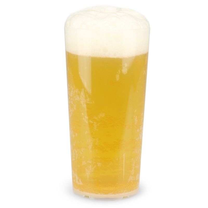 Mehrweg-Trinkbecher PP mit Eichstrich 0,5l transparent