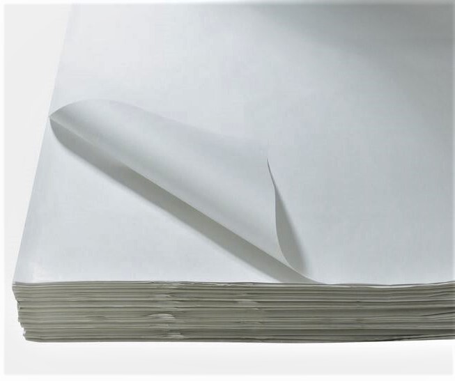 Pergament-Ersatzpapier 45g/m² + KIT7 - 1/8 Bogen - 25x37cm weiß