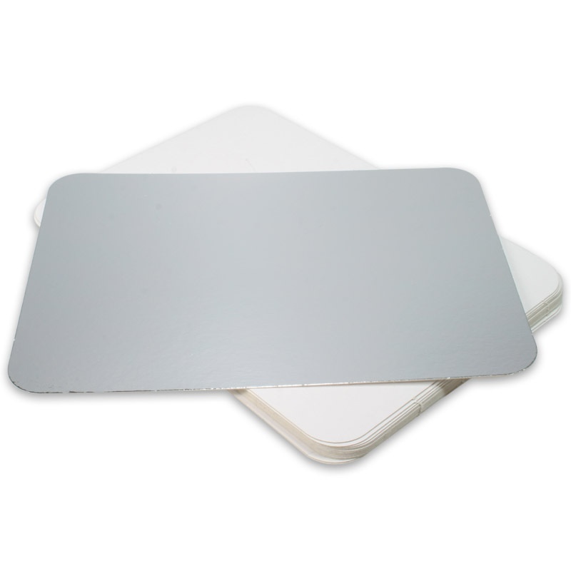 Kartondeckel alukaschiert 195x103mm für Aluminium-Behälter R13L