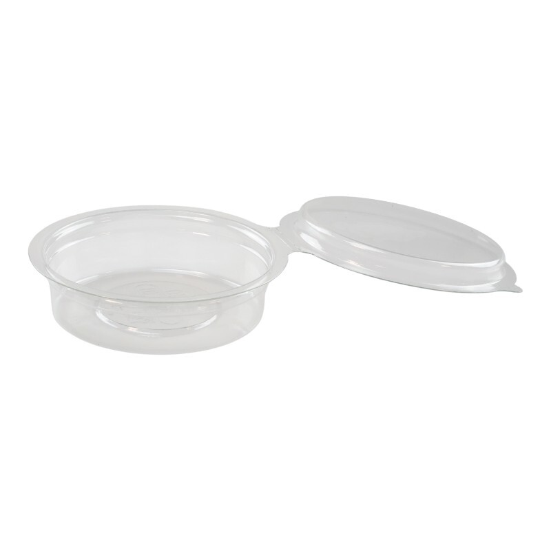 Dressingbecher mit anhängendem Deckel PET 30ml Ø70mm Höhe 19mm transparent