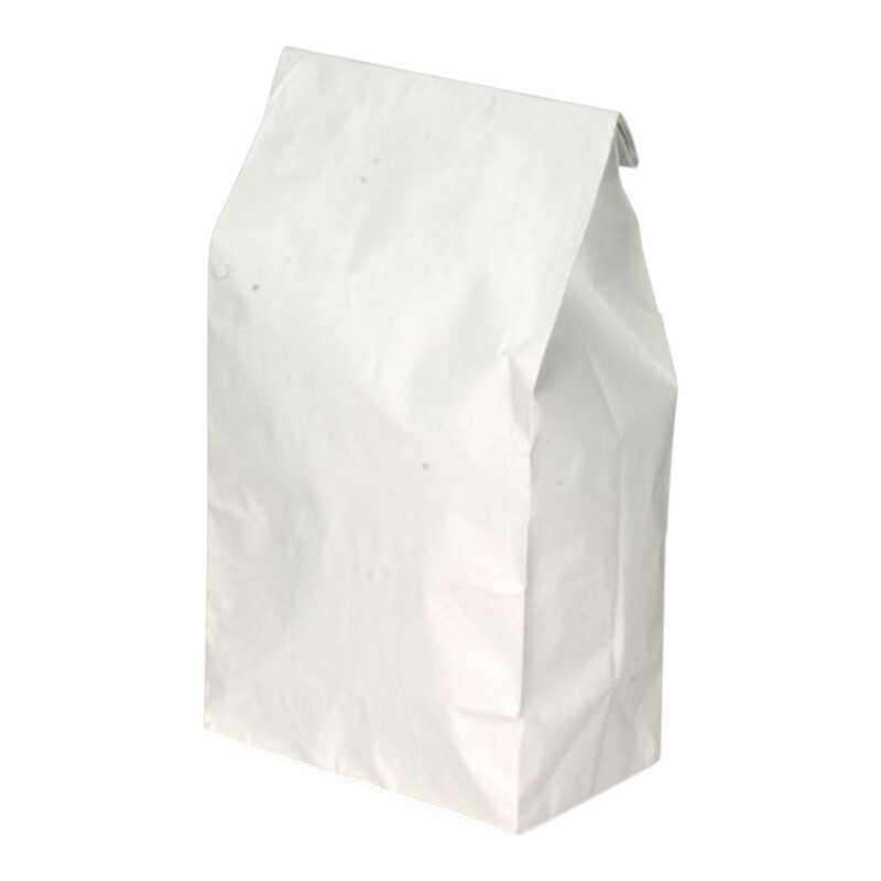 Hähnchenbeutel/Warmhaltebeutel 2-lagig 1/1 (13+8x28cm) weiß ohne Motiv