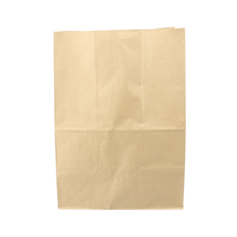 Blockbodenbeutel 26+17x35cm Kraftpapier braun