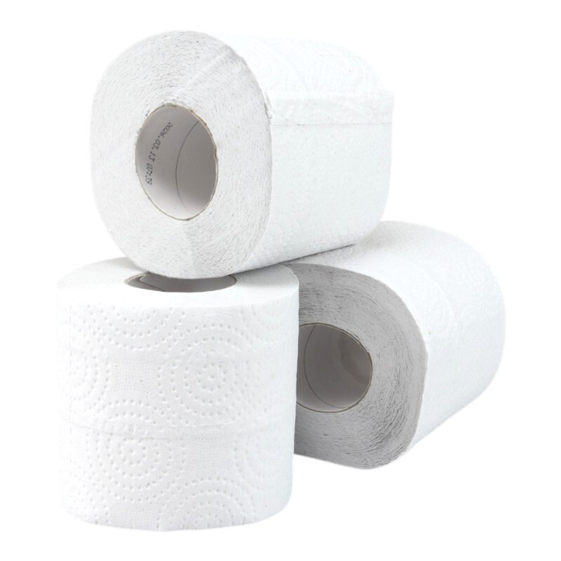 Toilettenpapier 2-lagig, 250 Blatt, weiß