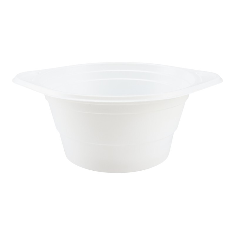 Suppenterrinen PP 750ml rund Ø150mm Höhe 78mm mit Ohren weiß Mehrweg