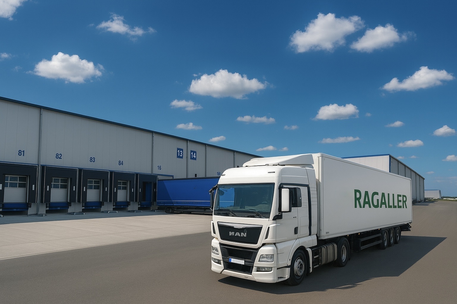 Mitarbeiter arbeitet im  Lager