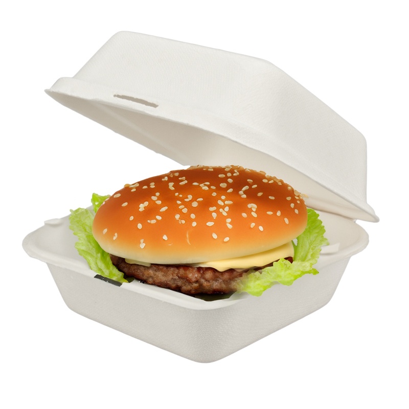 Burgerbox gefüllt mit Hamburger