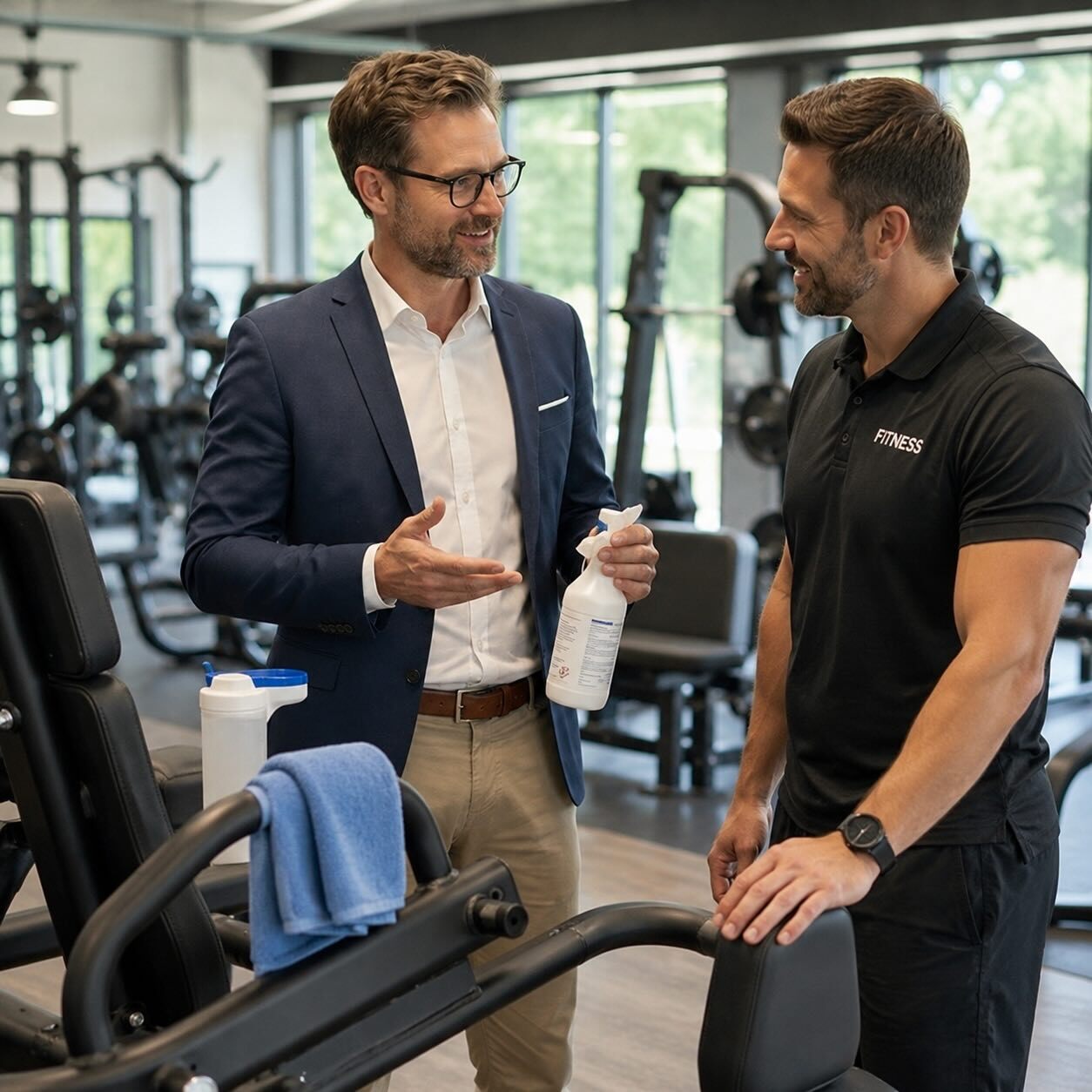 Beratung im Fitnessstudio