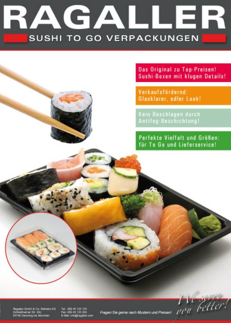 Sushi To Go Verpackungen